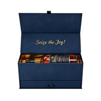 Personalisiertes Design Premium Magnetische Wein-Schokoladen-Geschenkbox-Verpackung mit Schublade