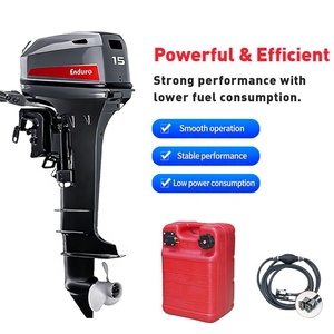 มอเตอร์ทรอลลิ่งแรงขับสูง ราคาโรงงาน รับผลิตตามแบบ (OEM) เครื่องยนต์เบนซิน 2 จังหวะ 15 แรงม้า สำหรับเรือยาง - Product Image 2
