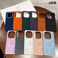 Étui de téléphone magnétique respirant en nid d'abeille, antichoc et rafraîchissant, idéal pour Vivo IQOO15 IQOO Neo10 Neo10 Pro IQOO12 Z11Turbo