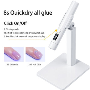 Mini lampe UV pour sécher les ongles, machine à ongles rotative à 360 degrés, multifonctionnelle, rechargeable par USB, lampe LED portable pour manucure - Product Image 3
