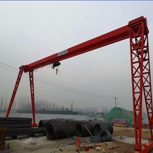 Grue à portique autoportante de 5 tonnes avec palan électrique pour les usines et les baies de chargement certifiées CE - Product Image 3