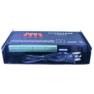 T-8000AC Kartu SD Pixel LED Controller T-4000AC TM1804/LPD6803/DMX512/WS2811 Pixel LED Strip Diprogram dengan Soft Ware