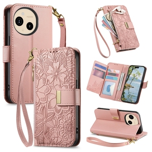 Funda de cuero con cremallera para tarjetas, funda tipo billetera para Sharp Sense 9/<span class=keywords><strong>Wish</strong></span> 4/<span class=keywords><strong>Wish</strong></span> 5 - Product Image 1