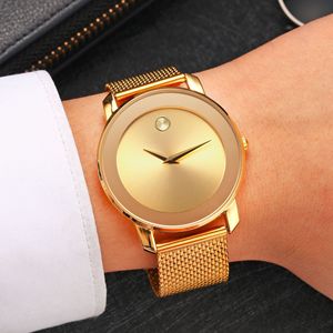 <span class=keywords><strong>Orologio</strong></span> da Uomo MISSFOX in Acciaio Inossidabile, <span class=keywords><strong>Marca</strong></span> Originale, al Quarzo, Ultra-Sottile 10mm, Impermeabile - Product Image 4