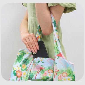 Wholesale Price 190t Polyester Reusable Foldable <b>Large</b> Capacity Customized Printed Waterproof Shopping <b>Tote</b> <b>Bag</b> - Product Image 4