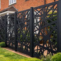 Fournitures de jardin : Panneaux décoratifs d'écran de jardin et panneaux de clôture en composite WPC pour l'intimité