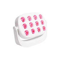 Panneau de luminothérapie rouge avec 12 LED pour un traitement efficace à la longueur d'onde de 660 nm/850 nm, panneau de lumière LED infrarouge