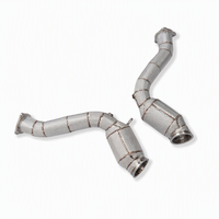 Amélioration des performances haut de gamme Porsche Cayenne 958 4.8 Libérez le potentiel de puissance Moteur V8 2011-2016 Downpipe en acier inoxydable 304 Flow Top