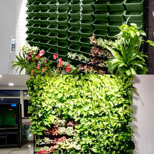 Les plantes d'intérieur peuvent être empilées verticalement et suspendues dans des pots <span class=keywords><strong>de</strong></span> fleurs en plastique sur le <span class=keywords><strong>mur</strong></span> - Product Image 2