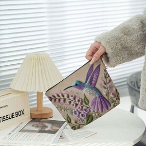 2026 Custom Printed Embroidered Vintage Canvas Zipper Cosmetic Bag Waterproof Travel <b>Make</b> <b>up</b> Organizer <b>Pouch</b> Bag for Women - Product Image 3
