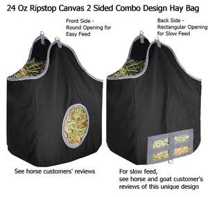 Free sample Original Large Canvas Portable Customized Horse hay <b>Bag</b> Lightweight Polyester hay Bale <b>Net</b> <b>Bag</b> Mesh Horse Feed <b>Bag</b> - Product Image 3