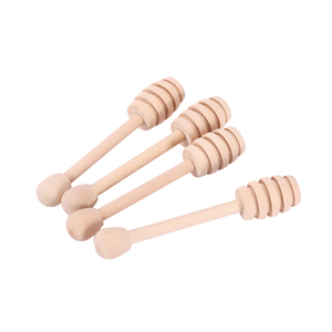 Hot bán tùy chỉnh gỗ tự nhiên mật ong gậy gỗ mứt Jar mật ong muỗng dipper mật ong thanh - Product Image 1