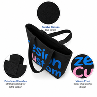 Sac fourre-tout personnalisé avec logo, en toile de coton, vente en gros, écologique, réutilisable, sac de marché, cadeau d'entreprise, fabricant OEM