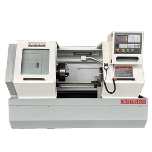 Precio de la máquina de torno de torneado de metal CNC económico de cama plana horizontal - Product Image 1