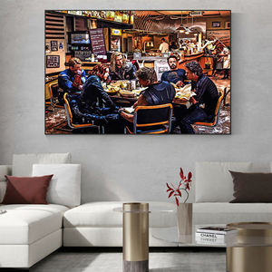 Peinture sur toile, affiches et impressions de films américains, images murales pour la décoration de la maison - Product Image 2
