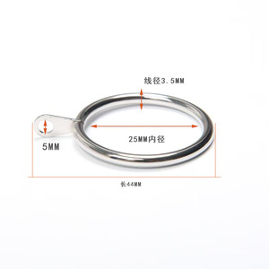 <b>Curtain</b> <b>Rings</b> Metal Round 3.5mm Wire 25mm Inner Diameter For Suspension <b>Curtains</b> Eco Friendly - Product Image 1
