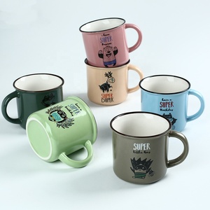 Tasse <span class=keywords><strong>à</strong></span> café en <span class=keywords><strong>céramique</strong></span> personnalisée <span class=keywords><strong>émail</strong></span>lée avec impression d'animaux <span class=keywords><strong>pour</strong></span> les amateurs de café - Product Image 6