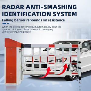 Di più alta qualità della carreggiata Heavy Duty aria braccio barriera cancelli automatico Boom barriera Gate con sistema di accesso sicuro - Product Image 3