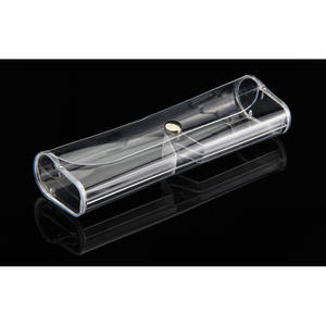 Étui à lunettes en plastique transparent, rectangulaire, 6-8.9 pouces, boîte de rangement légère et portable pour lunettes de lecture, pour hommes et femmes - Product Image 2