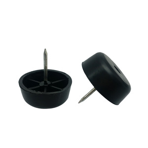 Sofa Leg Nails Black Plastic Anti Slip Foot Protection Pad 35mm 45mm Furniture Hardware Accessory - Product Image 2