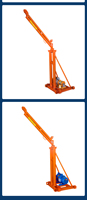 Mini-grue de levage extérieure 110V/220V/240V/380V, petite grue électrique domestique pour briques