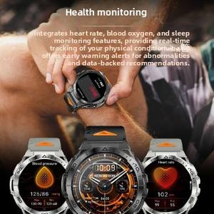 Montre connectée NX W15 pour appels, fréquence cardiaque, pression artérielle, oxygène sanguin, cent modes sportifs, lampe de poche, étanche - Product Image 2