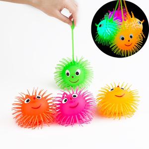 كرة ضغط مرنة مضيئة للأطفال، كرة مطاطية ناعمة لتخفيف التوتر، لعبة مبتكرة ومرحة للأطفال، هدية لتخفيف الضغط - Product Image 5