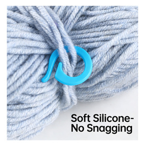 Kit de Tejido de Ganchillo, Hilo de Algodón Cuadrado, Herramientas de Tejido, Accesorios Ecológicos y Suaves para Bricolaje, Paquete de Iniciación para Principiantes, Portátil - Product Image 2