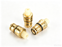 Kits de remplacement de pièces détachées pour robinets personnalisés, cartouche en laiton à bouton-poussoir thermostatique pour mitigeur de douche à contrôle de température