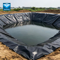 Géomembrane HDPE texturée imperméable industrielle OBOR, anti-UV, écologique, recyclable, pour l'agriculture, les barrages, les parcs