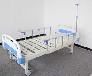 Nouveau <span class=keywords><strong>lit</strong></span> d'hôpital à double manivelle avancé pour le dos et les jambes avec <span class=keywords><strong>table</strong></span> <span class=keywords><strong>de</strong></span> garde-corps IV pôle jambes fixes <span class=keywords><strong>lit</strong></span> d'allaitement multifonction - Product Image 6