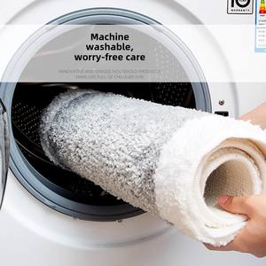 Ins Style épaissi Fruit-Imitation cachemire tapis de sol facile d'entretien chambre salon remplacement tapis plat en gros chevet - Product Image 4