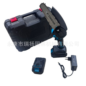 Mini Chainsaw 6in Brushless Motor Battery <b>Powered</b> Outdoor Wood Cutting <b>Tool</b> - Product Image 2