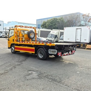 Camion de remorquage à plateau plat à 6 roues Smart Fleet JAC pour le remorquage de voitures, le déplacement de véhicules et les opérations de sauvetage - Product Image 3