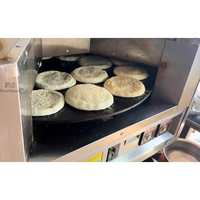 Four rotatif à gaz naturel pour la cuisson des tortillas, des chapatis, des rotis indiens, du pain pita et des pains tandoor