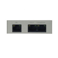 Miniextensor pasivo POE de 2 puertos, repetidor POE IEEE 802.3at, divisor de potencia sobre Ethernet 330ft sobre Cat5/6, Cable de alimentación 2 P
