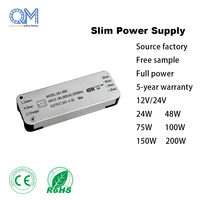Alimentation à découpage 100-240V 50/60Hz, sortie unique 12V/24V CC