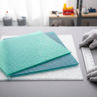 Panneau de toiture en polycarbonate antidérapant pour piscine, facile à découper et à percer sur site, pour clôture de piscine