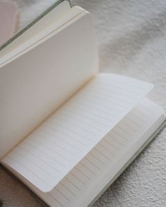 Leather Cover Personalized Custom A5 Hardcover Notebook with Elegant Inner Pages for Wellness Self Care <b>Journal</b> Gift - Product Image 2