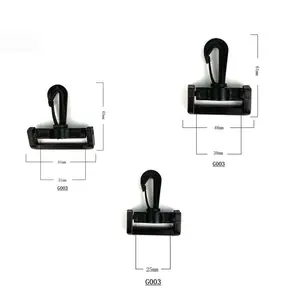 Cheap price new designs eco friendly plastic belt stroller plastic hook buckle