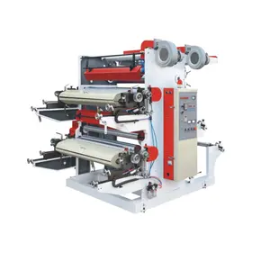 New Designed Wide Format Stack Type Flexo Printing Machine With Vertical Web Lead Suitable For Printing On Packaging Materials