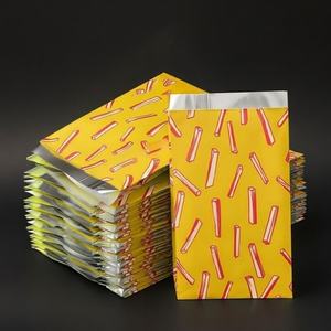 ถุงกระดาษคราฟท์เคลือบฟอยล์กันไขมันสำหรับบรรจุภัณฑ์อาหารแบบกำหนดเอง เช่น ฮอทดอก แซนวิช เบอร์เกอร์ ไก่ แฮมเบอร์เกอร์ - Product Image 4