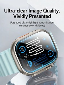 Protecteur d'écran en verre trempé Benks 0,3 mm pour Apple Watch Ultra 49 mm – Film HD transparent, anti-rayures et incassable - Product Image 5