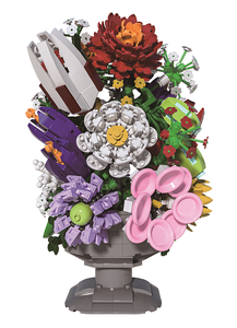 Venta al por mayor <span class=keywords><strong>de</strong></span> fábrica en maceta DIY 30 piezas <span class=keywords><strong>de</strong></span> plástico ABS escala 1:12 regalo para adultos bloques <span class=keywords><strong>de</strong></span> construcción juguetes <span class=keywords><strong>de</strong></span> flores <span class=keywords><strong>Ramos</strong></span> - Product Image 4