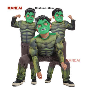 <span class=keywords><strong>Marvel</strong></span> <span class=keywords><strong>Super</strong></span> Hero Cosplay Muscle Iron Boys disfraz mono ajustado para niños Halloween TV película <span class=keywords><strong>cumpleaños</strong></span> capa niños - Product Image 4