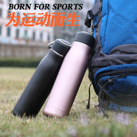 Botella de Agua Aislada Portátil de Gran Capacidad, Termo de Acero Inoxidable para Hombres y Mujeres, para Actividades de Fitness y Aire Libre