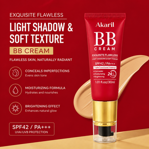Akaril Exquisite Flawless BB Cream <span class=keywords><strong>SPF42</strong></span> PA Sunscreen Foundation Triple Functional Makeup Brightening Whitening Concealer - Product Image 4