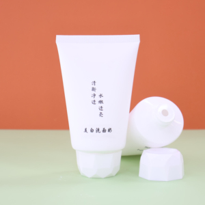 100g bán buôn ngắn màu trắng nhựa bóp ống với không thường xuyên rombi hình vít Cap cho sữa rửa mặt chăm sóc da - Product Image 6