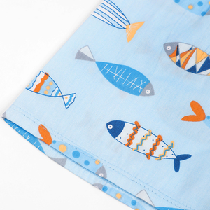 Set di Abbigliamento per Bambini con Applicazioni Cartoon, Manica Corta, 100% Cotone, per Ragazzi 8-9 Anni, Vendita all'Ingrosso Puresun - Product Image 4