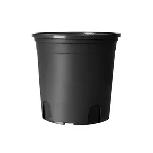 Honest Supplier Horticultural 2 / 3 Gallon Square Black Flower plastic 3 inch nursery pots for nursery plants